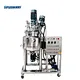 200L Movable Vacuum Emulsifier with High Shear Disperser Homogenizer for Cosmetic Cream Lotion Production